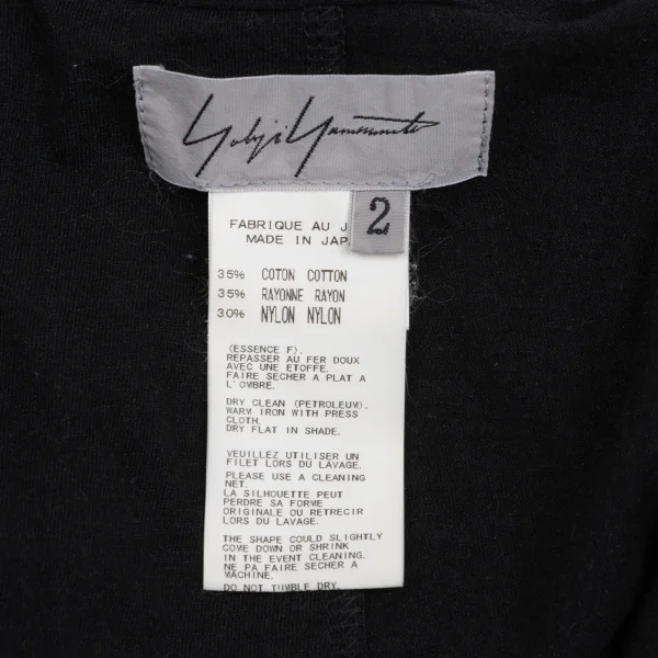 Yohji Yamamoto FEMME Folded Layered Ensemble Top K-165565_014