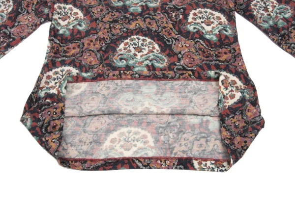 Yohji Yamamoto FEMME Wool Floral Print Top K-165566_007