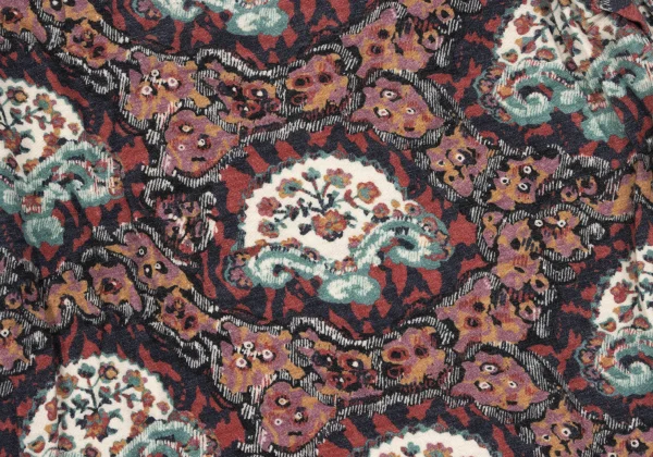 Yohji Yamamoto FEMME Wool Floral Print Top K-165566_009