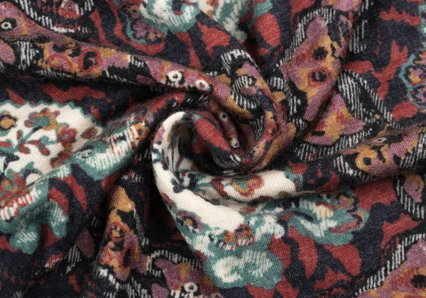 Yohji Yamamoto FEMME Wool Floral Print Top K-165566_010