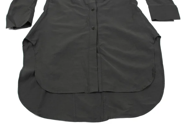 Yohji Yamamoto FEMME Cotton Cupra Darts Shaped Shirt K-165570_012