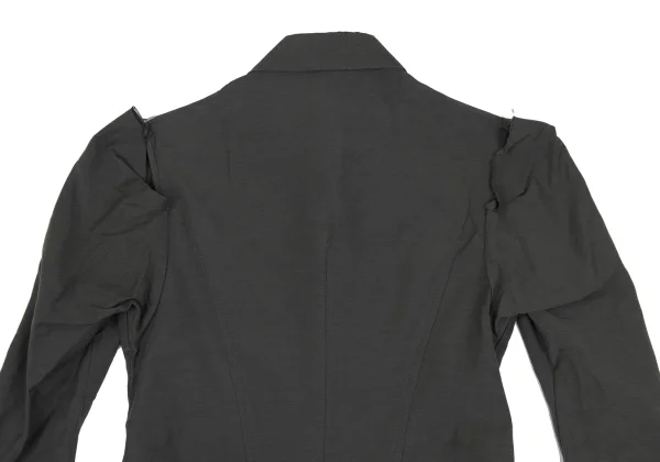 Yohji Yamamoto FEMME Cotton Cupra Darts Shaped Shirt K-165570_015