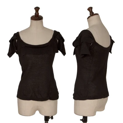 Yohji Yamamoto FEMME Frap Design Knit Camisole