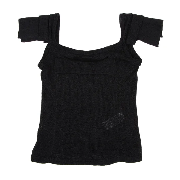 Yohji Yamamoto FEMME Frap Design Knit Camisole K-165571_002
