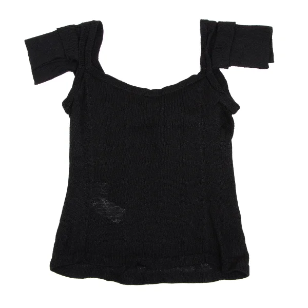 Yohji Yamamoto FEMME Frap Design Knit Camisole K-165571_010