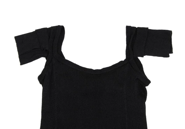 Yohji Yamamoto FEMME Frap Design Knit Camisole K-165571_011