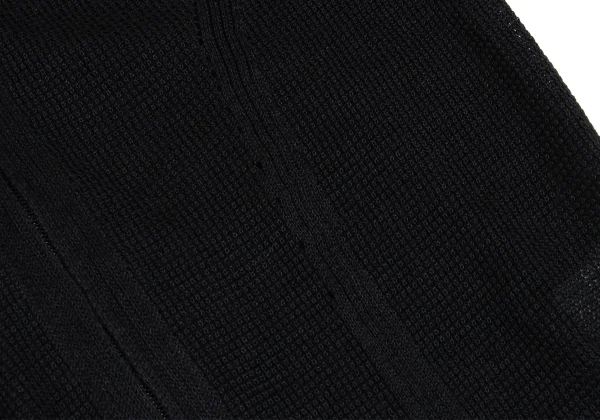 Yohji Yamamoto FEMME Linen Acrylic Zip Up Knit Cardigan K-165574_007