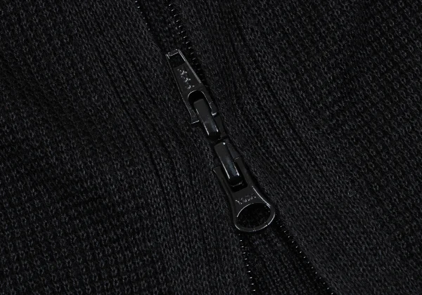 Yohji Yamamoto FEMME Linen Acrylic Zip Up Knit Cardigan K-165574_008