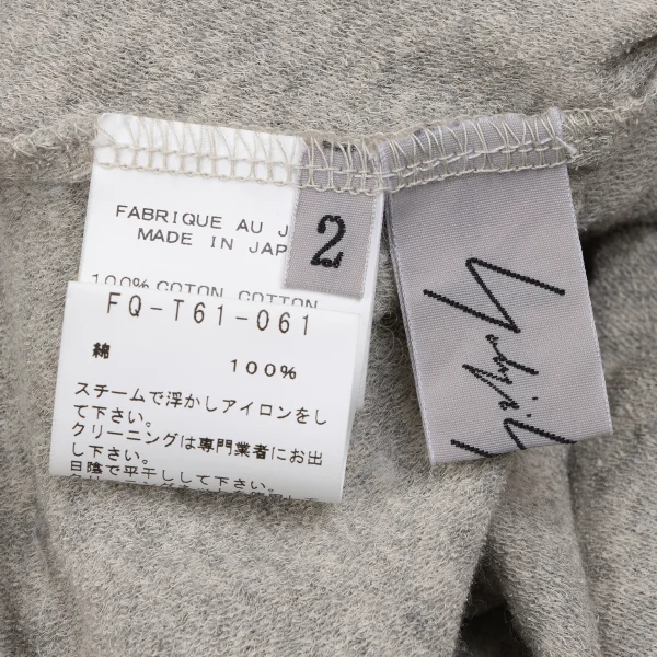 Yohji Yamamoto FEMME Cotton Knit Blouse K-165575_016