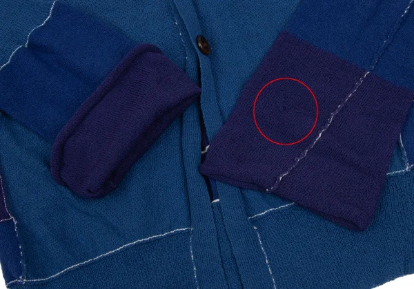 Yohji Yamamoto FEMME Color Switching Knit Cardigan K-165576_007