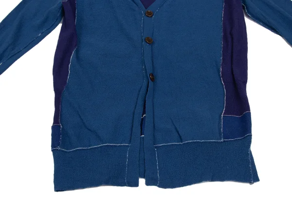 Yohji Yamamoto FEMME Color Switching Knit Cardigan K-165576_009