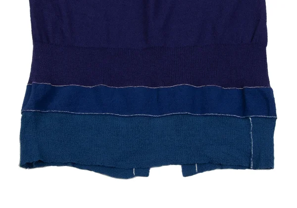 Yohji Yamamoto FEMME Color Switching Knit Cardigan K-165576_013