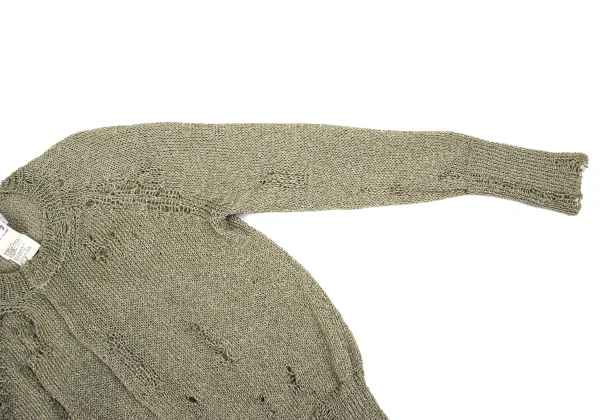 Yohji Yamamoto FEMME Crushed Knit Cardigan K-165577_006