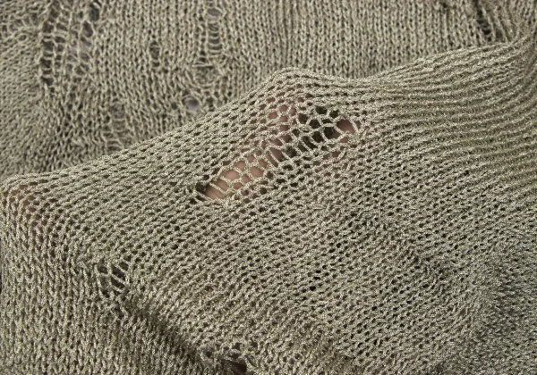 Yohji Yamamoto FEMME Crushed Knit Cardigan K-165577_015