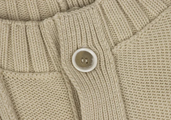 Yohji Yamamoto FEMME Rib Switching Knit Cardigan K-165580_005