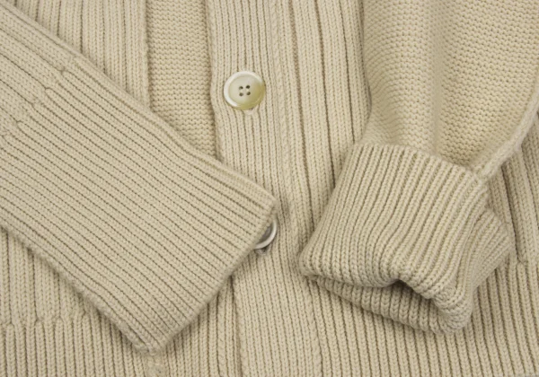 Yohji Yamamoto FEMME Rib Switching Knit Cardigan K-165580_007