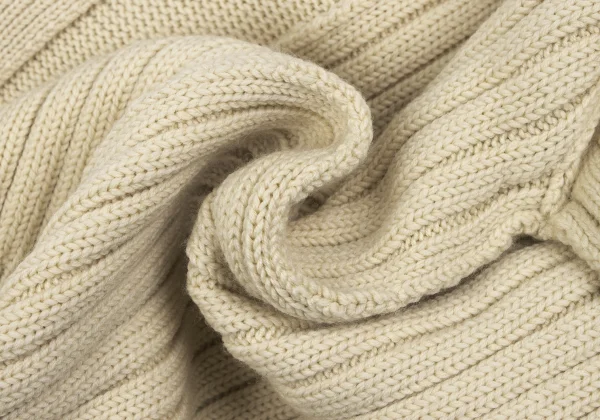 Yohji Yamamoto FEMME Rib Switching Knit Cardigan K-165580_014