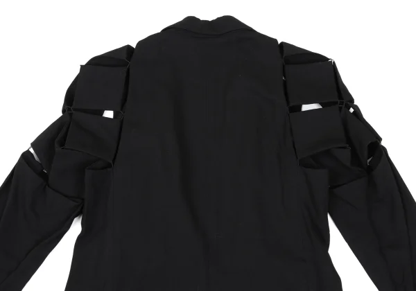 Yohji Yamamoto FEMME Rayon Gaba Square Patch Design Jacket K-165585_013