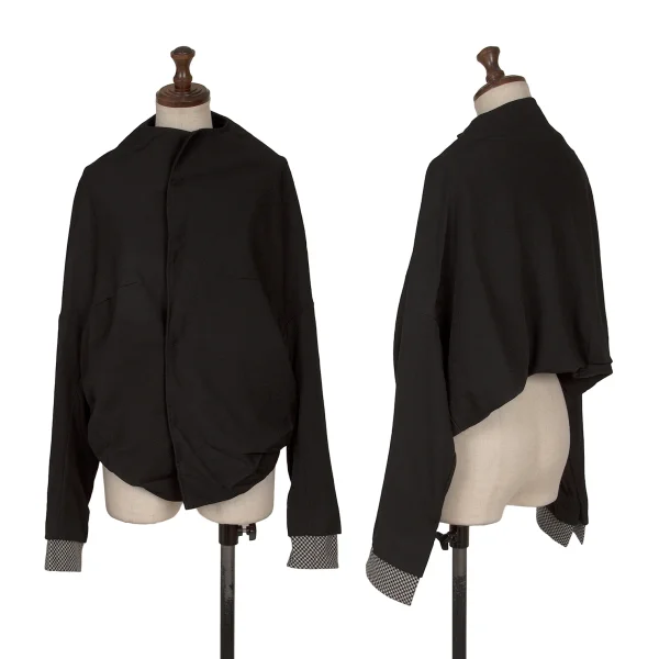 ヨウジヤマモト ファムYohji Yamamoto FEMME オールドギャバ袖ハウンド