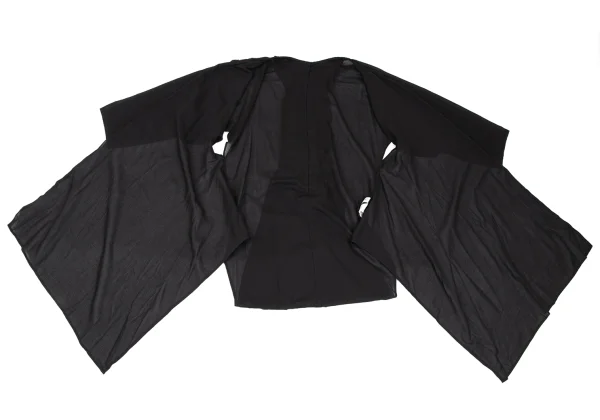 Yohji Yamamoto FEMME See-through Back Gathered Loop Design Coat K-165589_009