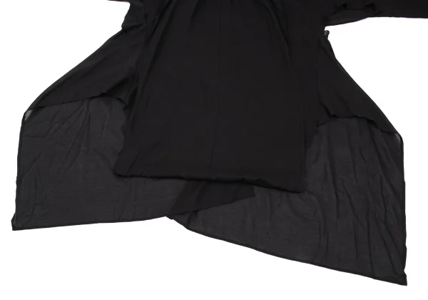 Yohji Yamamoto FEMME See-through Back Gathered Loop Design Coat K-165589_013