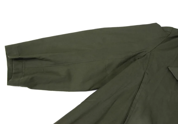 Yohji Yamamoto FEMME Cotton Switching Big Silhouette Coat K-165590_006