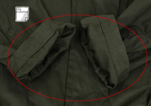 Yohji Yamamoto FEMME Cotton Switching Big Silhouette Coat K-165590_008