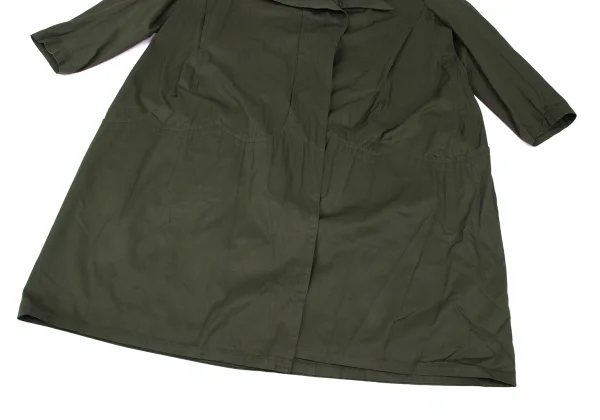 Yohji Yamamoto FEMME Cotton Switching Big Silhouette Coat K-165590_009