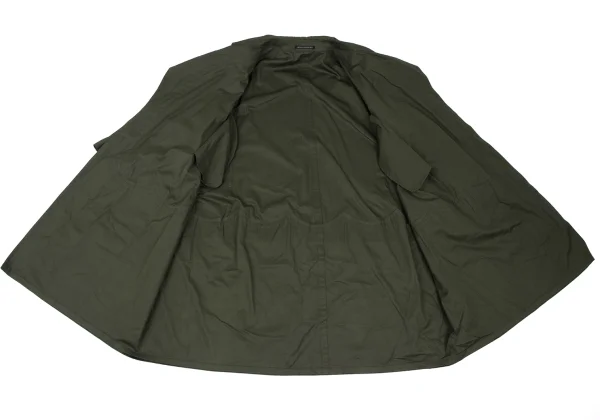 Yohji Yamamoto FEMME Cotton Switching Big Silhouette Coat K-165590_012