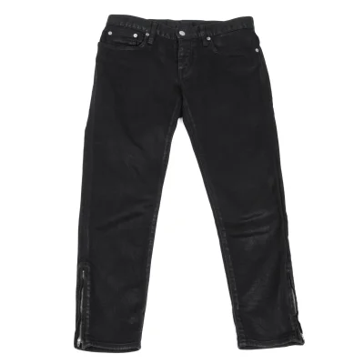 HYSTERIC GLAMOUR Coated Hem Zip Pants