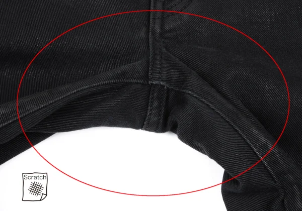 HYSTERIC GLAMOUR Coated Hem Zip Pants K-165594_003