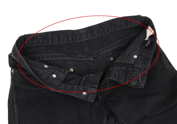 HYSTERIC GLAMOUR Coated Hem Zip Pants K-165594_007