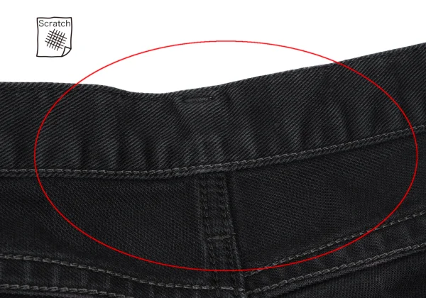 HYSTERIC GLAMOUR Coated Hem Zip Pants K-165594_008