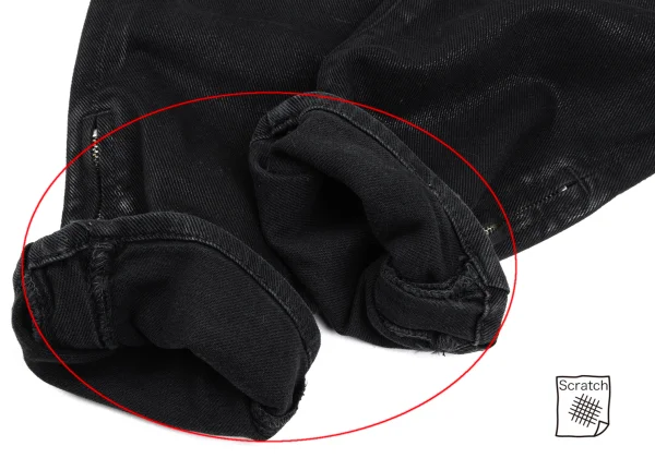 HYSTERIC GLAMOUR Coated Hem Zip Pants K-165594_012