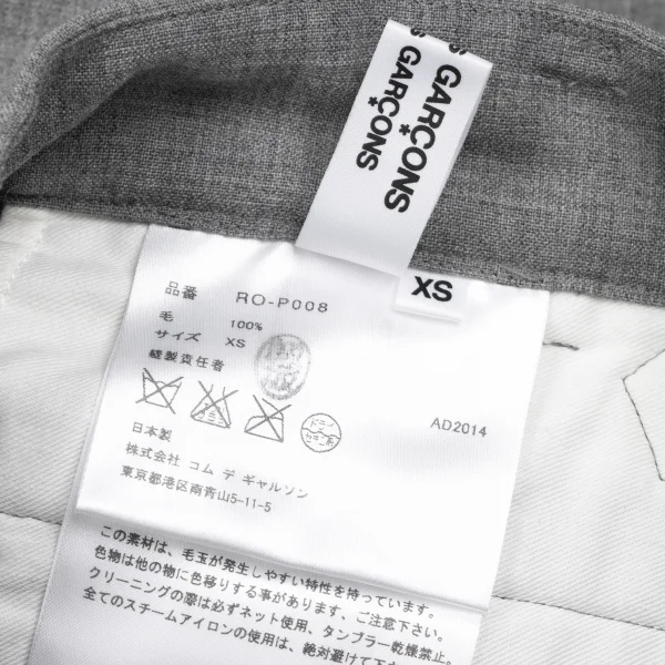 COMME des GARCONS Wool Skirt Wrap Pants K-165600_016