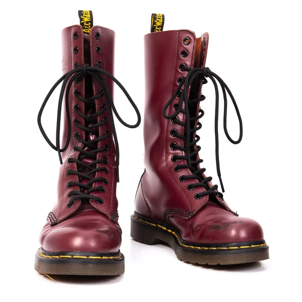 Dr.Martens 14 holes Leather Boots Bordeaux UK5 K-165605_001