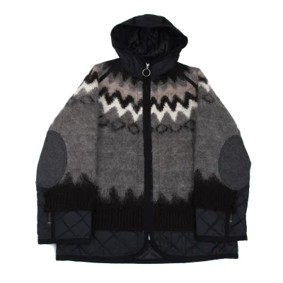 JUNYA WATANABE MAN COMME des GARCONS Knit Pasted Quilt Jacket