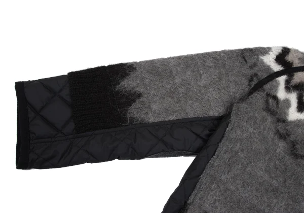 JUNYA WATANABE MAN COMME des GARCONS Knit Pasted Quilt Jacket K-165607_005