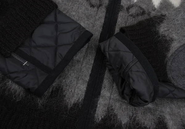 JUNYA WATANABE MAN COMME des GARCONS Knit Pasted Quilt Jacket K-165607_007