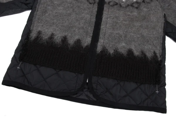 JUNYA WATANABE MAN COMME des GARCONS Knit Pasted Quilt Jacket K-165607_010