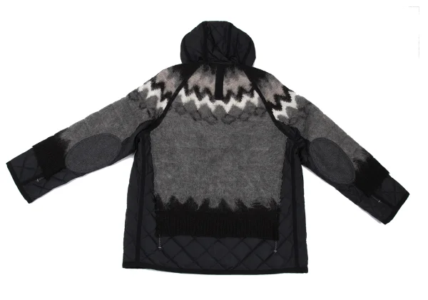 JUNYA WATANABE MAN COMME des GARCONS Knit Pasted Quilt Jacket K-165607_012