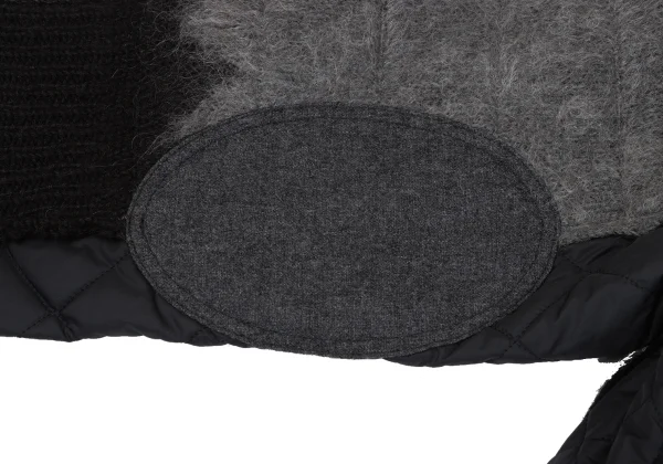 JUNYA WATANABE MAN COMME des GARCONS Knit Pasted Quilt Jacket K-165607_014