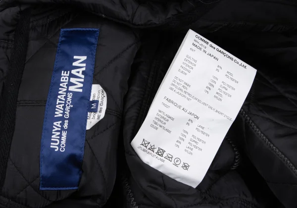 JUNYA WATANABE MAN COMME des GARCONS Knit Pasted Quilt Jacket K-165607_016