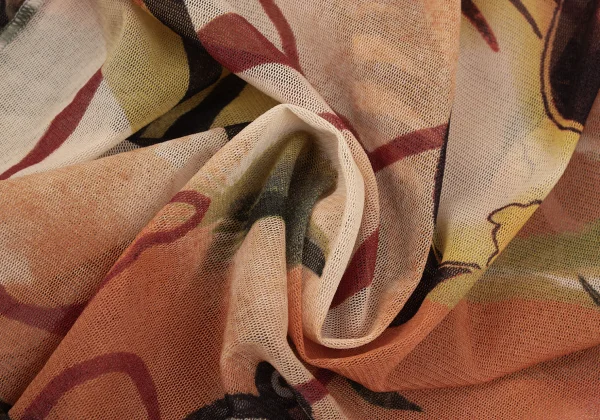 Jean Paul GAULTIER FEMME Graphic Printed Mesh Cardigan K-165621_016