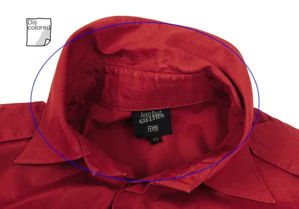 Jean Paul GAULTIER FEMME Cotton Military Shirt K-165625_006