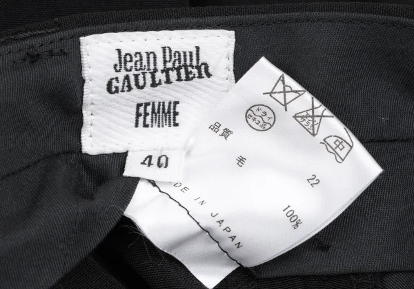 ムJean Paul GAULTIER FEMME Wool Pants K-165627_013