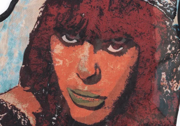 JPG by GAULTIER Graphic Printed Mesh Sleeveless Top K-165629_011