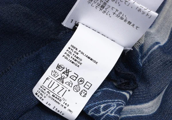 Jean Paul GAULTIER SOLEIL Tattoo Stripe Printed Mesh Stole K-165630_008