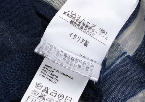 Jean Paul GAULTIER SOLEIL Tattoo Stripe Printed Mesh Stole K-165630_009