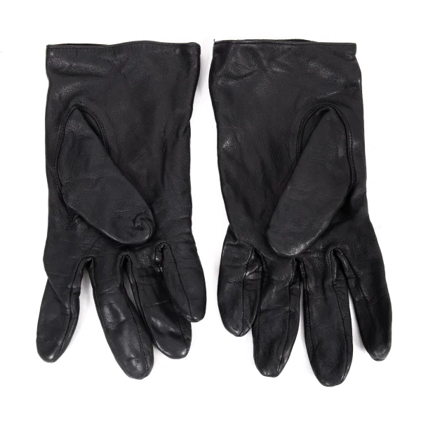 Jean Paul GAULTIER Feather Printed Leather Glove K-165636_003